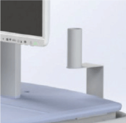 Exura cart close up image showing bracket